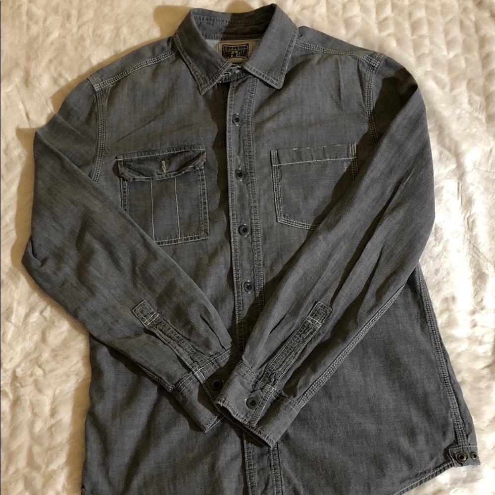 Converse Men’s Button Down L/S Shirt
